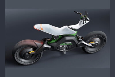 conceito moto elétrica futurista
